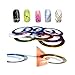 Jooniyaa 5 X 2way Dotting Pen Marbleizing Tool + 15pcs Nail Art Brush + Set of 10 Nail Striping Tape Tool Kit Set