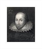 William Shakespeare poster print,12.1 in. x 14 in.