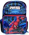Marvel Spiderman the Amazing Spiderman Large Backpack with Black Water Bottle