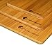 Bamboo Cutting Board Set - 3-piece Small, Medium, and Large Strong Bamboo Wood Cutting Boards with Handle by Premium Bamboo