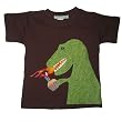 1st Birthday Dinosaur Dragon Short Sleeve Boys Shirt
