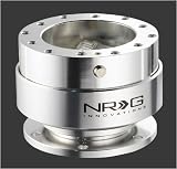 NRG Innovations (SRK-100S) Quick Release Steering Wheel Hubs - Silver/Matte Silver