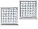 10k White and Yellow Two 2 Tone Gold Micro Pave title=