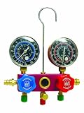 Interdynamics MF-134HD R-134a Professional Grade Air Conditioning Manifold Gauge Set with Hoses and Quick Connects - Pack of 1