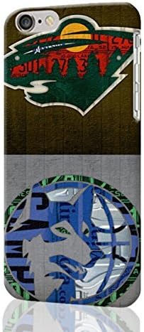 TATATO Iphone 6 Case, Minneapolis Sports Fan Recycled Vintage Minnesota License Plate Art Wild Vikings Timberwolves Twins Design Hard 3D Case Back For iPhone 6 Plus with 5.5" inches