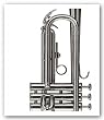 Trumpet by Michel Ditlove 11"x14" Art Print Poster