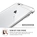 iPhone 6s Case, Hotbin Ultra Slim Clear Flexible PC Back TPU Bumper Transparent Rubber Case for iPhone 6/6s - Crystal Clear