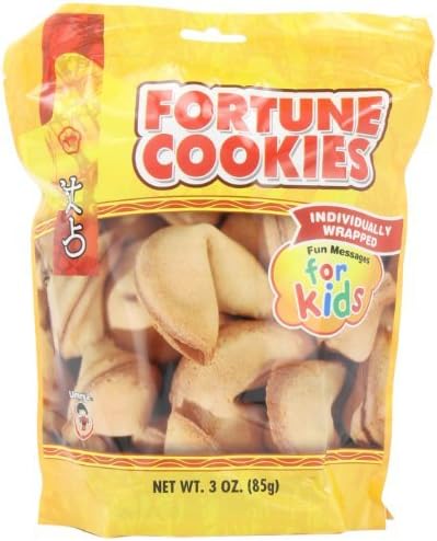 Umeya Fortune Cookies Kid's, 3-Ounce (Pack of 6) by Umeya