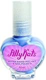 AllyKats Water-Based Sparkly Peel-Off Nail Polish, Lavender, o.338 Ounce