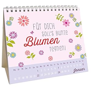 Für dich 2017: Mini-Monatskalender