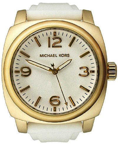 Michael Kors White Rubber Mens Watch MK7051
