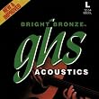 GHS Strings Acoustic Guitar Set (Light, Bright Bronze)