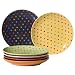 Price Comparison : Yedi Houseware Classic Coffee and Tea Polka Dot Dessert Plates, Set of 6