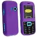 Snap-on Rubber Coated Case for LG Cosmos VN250, Dark Purple