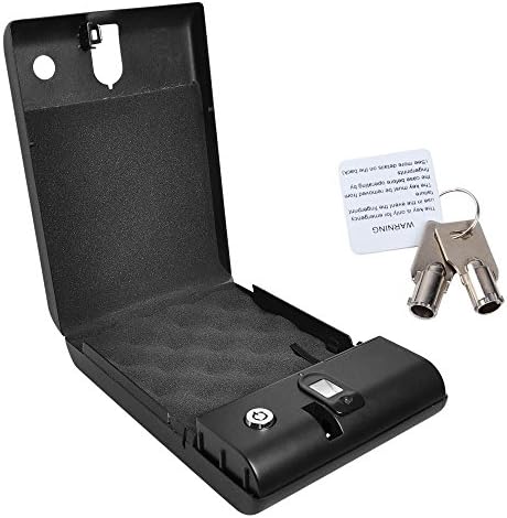 Biometric Fingerprint Jewelry and Handgun Security Box