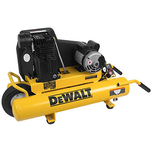 DeWalt DXCMTA1980854 Oil Lubricated Wheelbarrow Air Compressor, 8Gallon, Cast Iron Home Garden