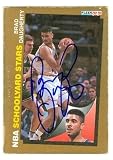Brad Daugherty Autographed/Hand Signed Basketball Card (Cleveland Cavaliers) 1992 Fleer #257