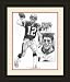 New England Patriots Framed Tom Brady New England Patriots By Michael Mellett NFL Football