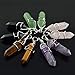Merdia Jewelry Healing Point Chakra Cut Created Gemstone Pendant Necklace