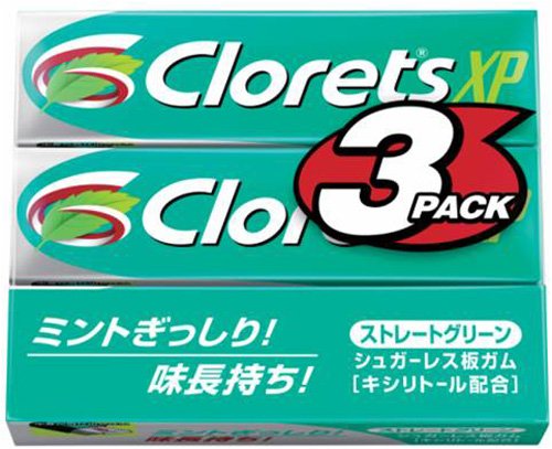 クロレッツXP ストレートグリーン 板 3P