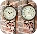Antique Rust Clock And Thermometer Ds1026 West Meters