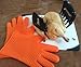 BBQ Set - Silicone BBQ Gloves (1 Pair) Plus Meat Handlers (1 Pair) * BBQ Gift Set Includes 2 Premium Products a Pair of Caveman Meat Claws and a Pair of Heat Resistant Cooking Gloves
