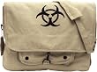 Khaki Vintage BIO-HAZZARD Medic Paratrooper Shoulder Bag