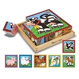 Melissa & Doug Farm Cube Puzzle