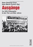 Produkt-Bild: Ausg&auml;nge. Zur DDR-Philosophie in den 70er und 80er Jahren