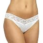Hanky Panky Cotton Lace Thong Panty