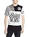 Southpole Men's High Density Cut and Sew Fashion T-Shirt with Solid Bottom