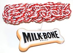 Milk-Bone Dog Toy, Small Braided Rope Log Chew Toy (1 Toy)
