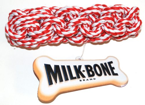 Milk-Bone Dog Toy, Small Braided Rope Log Chew Toy (1 Toy)
