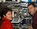 STS107 Clark & Husband Photo