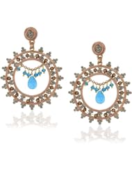 Azaara "Romantic" Royal Turquoise Earrings