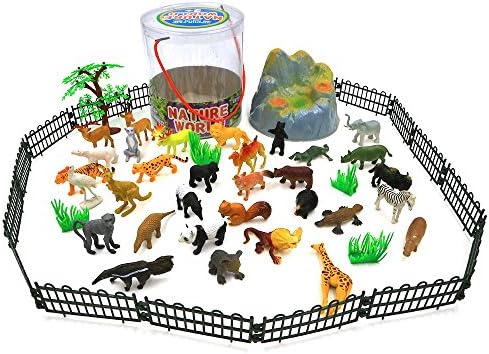 Learning Resources Bucket of Jungle Animals 54 Piece