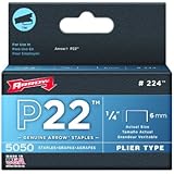 Arrow Fastener 224 Genuine P22 1/4-Inch Staples, 5,050-Pack