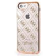 BigBen GUESS iPhone 7 Plus対応 ケース 4G トランスペアレント TPU ゴールド GUHCP7LTR4GG