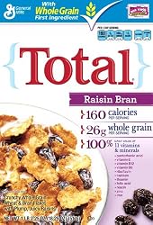 Total Raisin Bran Cereal, 18.25-Ounce Box (Pack of 6)