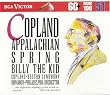 Copland: Billy the Kid; Appalachian Spring
