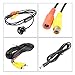 ETvalley Waterproof Rearview Camera Back up Car Color Vehicle Camera Reverse Parallel Parking Night Vision Cam, 170 Degrees View Angle and 360 Degrees Adjustment Range