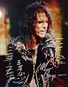 ALICE COOPER 8 X 10 COLOR PHOTOGRAPH SIGNED AUTOGRAPH