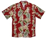 TRADITION OF ALOHA HAWAIIAN SHIRT, L, RED