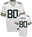 Donald Driver Youth Jersey: Reebok White Replica #80 Green Bay Packers Jersey - Small (8)
