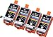 4 Pack Compatible Canon CLI-36 4 Tri Color for use with Canon PIXMA iP100l, PIXMA mini260, PIXMA mini320, RFB IP100. Ink Cartridges for inkjet printers. CLI-36-C / 1511B002 © Blake Printing Supply