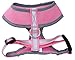 Small Reflective Mesh Soft Dog Harness Safe Harness No Pull Puppy Harnesses for Small Dogs Cats, Pink Small