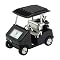 Golf Cart Clock - Black