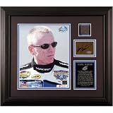 Mark Martin Framed 8x10 Photograph with Autographed Plate and Race Used Tire