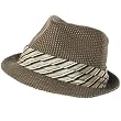 New Woven Braid Necktie Band Fedora Trilby Hat Large Extra Large Brown