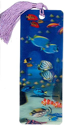 NEMO FISH 3D Lenticular Bookmark - With Tassel - Stocking Stuffer
